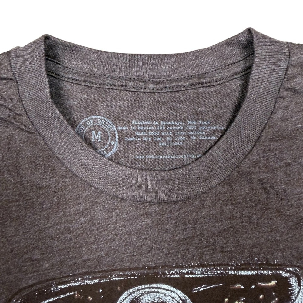 Nick Offerman Ron Swanson Good Clean Fun Graphic T-Shirt Mens M Brown Book Tour - Picture 3 of 6